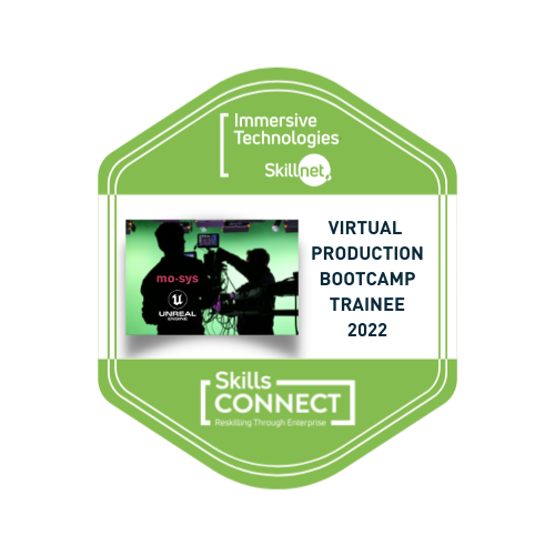 virtual production badge